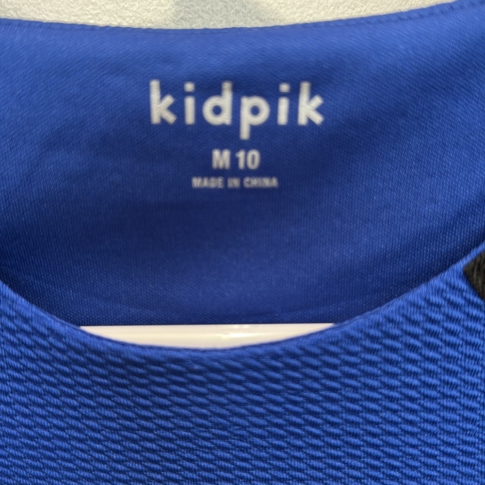 Kidpik Blue Waffle Dress with Zipper Accents size 10 Girls - Picture 4 of 6